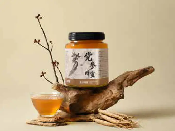 党参蜂蜜产品实拍